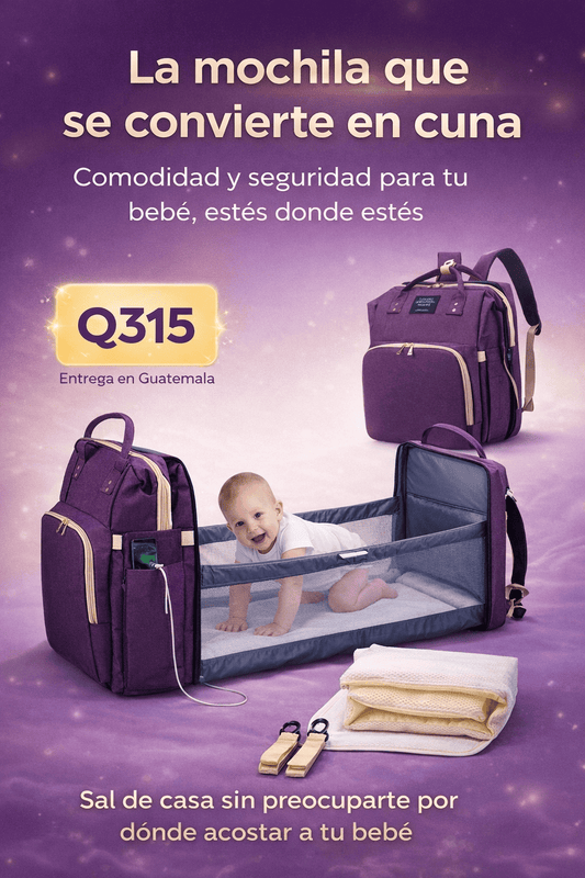 Cambiador Pañalera 2 en 1